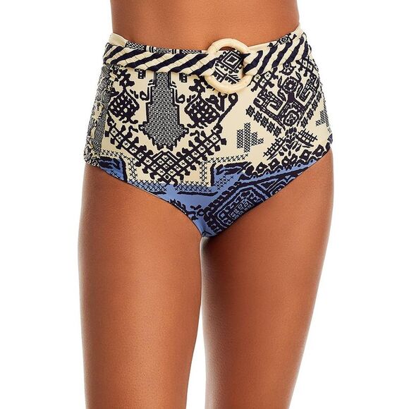 Johanna Ortiz Other - Johanna Ortiz Womens Ivory High Waist Printed Swim Bottom Separates NWT